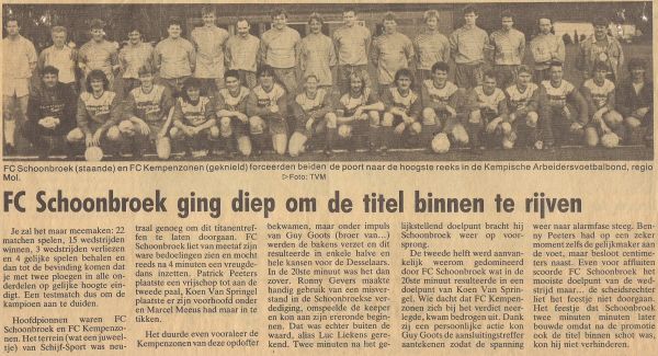 FCS I kampioen 1993